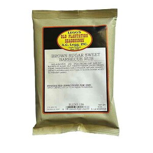 AC Legg - �u���E���V���K�[�X�C�[�g�o�[�x�L���[���u - 8�I���X A.C. Legg - Brown Sugar Sweet Barbecue Rub - 8 Ounce