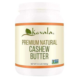 ??? ?? ?? 3.5??? Kevala Cashew Butter - Premium Natural Cashew Cream for Baking and Cooking, Delicious Peanut Butter Substitute for Breakfasts and Snacks, Lactose Free Nutty Spread for Toasts and Pancakes, 3.5