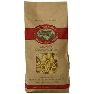 �����e�x�b�� �I�[�K�j�b�N �R���L���A�A16 �I���X�A4 �J�E���g Montebello Organic Conchiglia, 16 ounce, 4 count