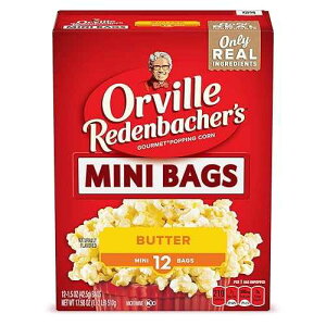 ?? ????? ????! ??, 1.5 ?? ?? ?? ?? (6? ?) Orville Redenbacher's Orville Redenbacher�fs Microwave Popcorn Mini Bags, Butter Flavor, 3g Fiber Per Serving, Movie Night Supplies, 1.5 oz., 12-Count
