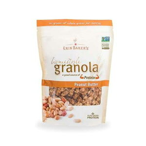 Erin Baker�fs Homestyle Peanut Butter Granola with Ancient Grains - Made from Natural Ingredients, Crunchy Texture, Versatile Snack or Cereal - Vegan Friendly, Non-GMO, Resealable 160oz Bag, 1?Pack Erin Baker's Erin B