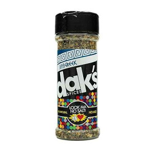 DAK's ??? ?? ??? - ?? ??? ????? ?? ??? DAK'S SPICES ALL NATURAL LOOK MA NO SALT! NO MSG DAK's Spices Super Greek Blend | 100% Salt & Sugar Free | Healthy Seasoning | MSG, Preservative