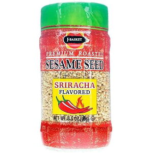 JFC ���[�X�g�Z�T�~�V�[�h�A�V���`���[�A3.5 �I���X (12 �p�b�N) J-BASKET JFC Roasted Sesame Seed, Sriracha, 3.5 Ounce (Pack of 12)