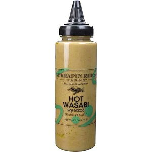 ??? ?? ?? ? ??? ??? ?? ? 8.5?? ??? ? 1? Terrapin Ridge Farms Hot Wasabi Garnishing Sauce ? Spicy Wasabi Condiment for Sushi, Crab Cakes, Salmon & Dips, Vegan & Keto ? 8.5 oz squeeze bottl