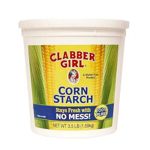 �N���o�[�K�[���A�R�[���X�^�[�`�A3.5�|���h Clabber Girl, Corn Starch, 3.5lb