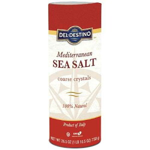 Del Destino �e�C���A26.5 �I���X (12 �p�b�N) Del Destino Coarse Sea Salt, 26.5 Ounce (Pack of 12)