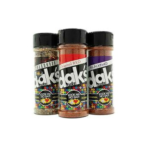 DAK's Spices BBQ Grill Seasoning Blends 100% Salt Free Spices Premium & Healthy Seasoning Rub It, Coat It, Sprinkle It Low Carb & Keto Friendly Perfect for Marinating, Grilling or Smoking 1.5 oz DAK'S SPICES ALL