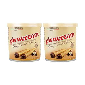 ? ? ???? ? 155g / 5.46?? Pirucream Cream Filled Rolled Wafer. Chocolate and Hazelnut Filling. Premium Cocoa Cream Cookie. 5.46 oz. Pack of 2