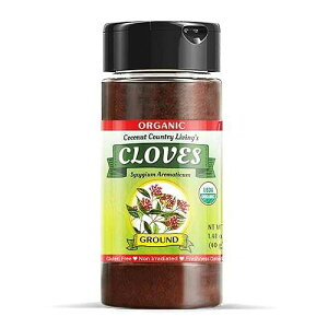 ??? ?? ??? ?? ??? 45g ?? ?, ?? ?? (??? ??) Coconut Country Living's Organic Ground Cloves Powder 1.59 oz in Glass Bottle, Fair Trade w/E-Book