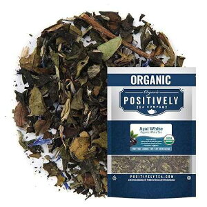 Organic Positively Tea Company�A�A�T�C�[�z���C�g�e�B�[�A���[�Y���[�t�A4�I���X Organic Positively Tea Company, A a White Tea, Loose Leaf, 4 Ounce