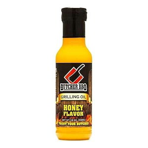 Butcher BBQ 12oz Honey Flavor Grilling Oil