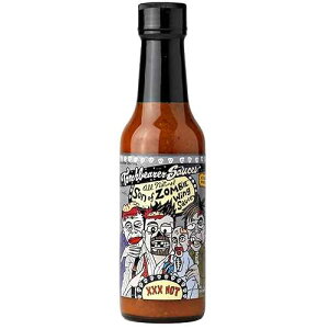 TorchBearer Sauces Son of Zombie Wing Sauce, 5 oz, Heat level: 6 XXX Hot - Featured on Hot Ones - All Natural, Extract-Free, Made in USA TorchBearer Sauces Son of Zombie Wing Sauce, 5 oz, Heat level: 6 XXX Ho