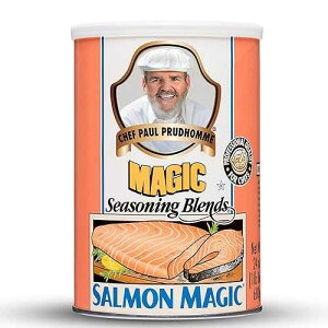 Chef Paul Magic Seasonings Blends Salmon Magic Salmon Seasoning with Herbs & Spices Seafood Seasoning for Cooking Kosher & Halal Certified 24 oz (Pack of 1) Magic Seasoning Blends Chef Paul Magic Seasonings Blends Sal