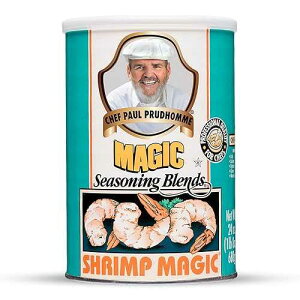 Chef Paul Magic Seasoning Blends Shrimp Magic Bold Flavor for Shrimp & Seafood Gluten-Free Shrimp Seasoning for Seafood Recipes Spice Blend with Garlic & Paprika 24 oz (Pack of 1) Chef Paul Magic Seasoning Blends Shr