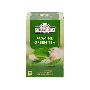 �A�t�}�h �e�B�[ �W���X�~�� ���}���X �O���[�� �e�B�[�A20 �� (6 �p�b�N) Ahmad Tea Jasmine Romance Green Tea, 20-Count Boxes (Pack of 6)