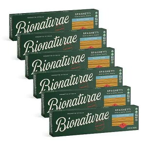 Bionaturae Spaghetti Pasta Noodles - Gluten Free Spaghetti Pasta, Rice & Lentil Pasta, Kosher, High Protein, Non-GMO, USDA Certified, Gluten Free Spaghetti Noodles, Crafted in Italy - 12 Oz, 6 Pack Bionaturae Spagh