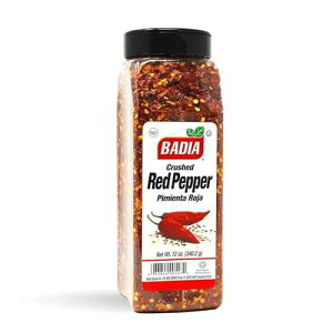 ??? ???? inc ???, ??? ?? ??, 340g Badia Crushed Red Pepper, 12 oz Dried and Crushed Red Chili Flakes for Cooking, Seasoning, and Topping