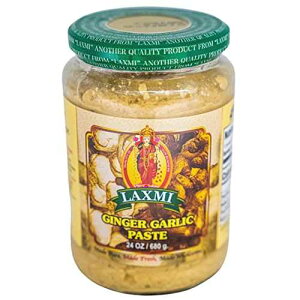 Laxmi �`���I�ȃC���h�̃W���W���[�K�[���b�N�N�b�L���O�y�[�X�g - 24�I���X Laxmi Traditional Indian Ginger Garlic Cooking Paste - 24oz