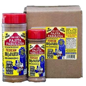 ??-?? ??? ???? ??? ???? ??? - 3? ?? ??? ??? ?? ??? ?? (283g) Obie-Cue's Texas Spice Fajita Fabulosa Seasoning - 3X World BBQ Champion's Winning Dry Rub (10 oz) by Obie-Cue's