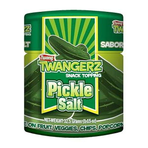 ?? ???? ? ?? ?? ?? - ??, ?? ??, ?? ?? & ? ?? (? ??, 4? ?) Twang Twangerz Flavored Salt Snack Topping - Pickle, 4 Pack