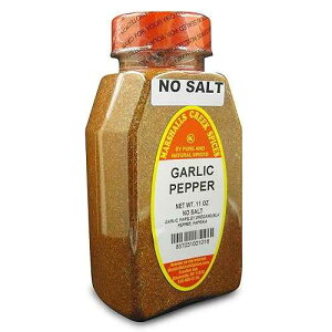??? ?? ???? ?? ?? ??? ?? ???, ??? ???, 11 ?? �c Marshalls Creek Spices Marshall�fs Creek Spices Garlic Pepper Blend No Salt Seasoning, New Size, 11 Ounce