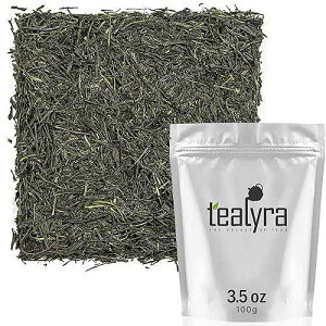 Tealyra - Handmade Premium First Flush - Gyokuro Green Tea - Grown in Yame Japan - Loose Leaf Tea - Caffeine Medium - 100g (3.5-ounce) Tealyra - Handmade Premium First Flush - Gyokuro Green Tea - Grown in Yame Japa