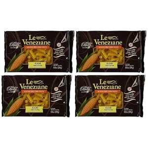 Le Veneziane - �C�^���A�̃t�W�b�� (�G���b�`�F) �p�X�^ [�O���e���t���[]�A(4)- 8.8 �I���X �p�b�P�[�W Le Veneziane - Italian Fusilli (Eliche) Pasta [Gluten-Free], (4)- 8.8 oz. Pkgs