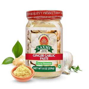 ??? ??? ?? ?? ?? ?? ?? ????, ?? ?? ???, ???? ??, ???? ??, ??? ??, ??? (8 ??) LAXMI BRAND Laxmi Ginger Garlic Paste, 8 oz | Ginger and Garlic Paste in a Jar | G