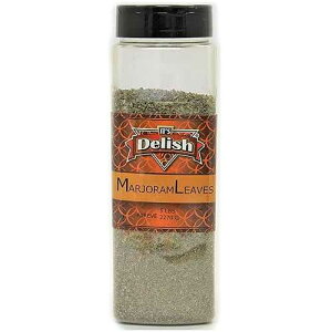 Marjoram Leaves by Its Delish, 5 Oz. Large Jar It's Delish Marjoram Leaves by Its Delish, 5 Oz. Large Jar