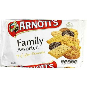 �A�[�m�b�c �t�@�~���[�A�\�[�g 500g ARNOTT'S Arnotts Family Assorted 500g