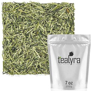 Tealyra - Premium Kukicha Twig Kabuse - Japanese Green tea - Loose Leaf Tea - Mild Slightly Nutty Flavour - High Level of - Caffeine Level Low - 200g Tealyra - Premium Kukicha Twig Kabuse - Japanese Green tea - Loos