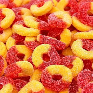 FirstChoiceCandy Gummy Rings Candy (Peach, 1 Pound (Pack of 1)) FirstChoiceCandy Gummy Rings Candy (Peach, 1 Pound (Pack of 1))
