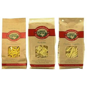 Montebello �I�[�K�j�b�N�A���C�^���A���p�X�^ 3 �V�F�C�v �o���G�e�B �o���h��: (1) �X�g���b�c�@�v���e�B�A(1) �t�@���t�@�b���A����� (1) �y���l ���K�[�e�A16 �I���X�B���[�B Montebello Organic Imp