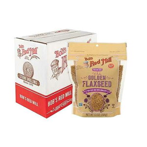Bob's Red Mill Golden Flaxseeds, 13oz (Pack of 4) - Non GMO, Vegan, Paleo Friendly, Raw, Sproutable, Kosher