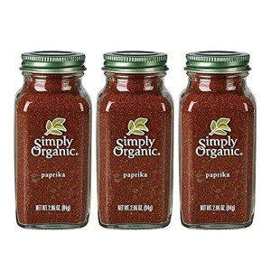 Simply Organic Paprika Certified Organic 2.96 oz. (3 Pack) Simply Organic Paprika Certified Organic 2.96 oz. (3 Pack)