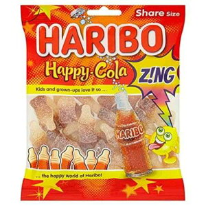 ??? ?? ?? ? ?? ??? ? ??? 140g Haribo Happy Cola Zing Share Size Bag Pouch 5oz