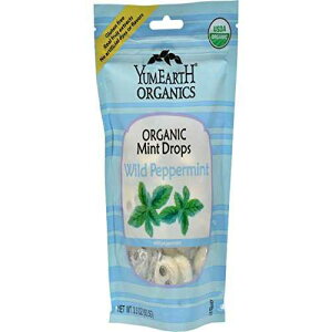 YumEarth Organic Wild Peppermint Drops - Mint Flavored Natural Hard Candy, Peppermint Candy for Kids - Allergy Friendly, Non GMO, Gluten Free, Vegan YumEarth Organic Wild Peppermint Drops - Mint Flavored Natural Hard C