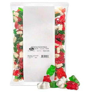 Albanese Worlds Best, Holiday Candy, Christmas Bear Gummies, 5lb Bag, Great Stocking Stuffers, Gluten-Free Albanese Worlds Best, Holiday Candy, Christmas Bear Gummies, 5lb Bag, Great Stocking Stuffers, Gluten-Free
