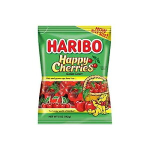 �n���{�[ �O�~ - �c�C�� �`�F���[ - 5 �I���X - 3 �J���b�g Haribo Gummies - Twin Cherries - 5 oz - 3 ct