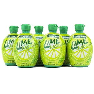 �R���R���h ���C�� �W���[�X - �č\�� - 6 �Z�b�g Concord Foods Concord Lime Juice-Reconstituted-Set Of 6