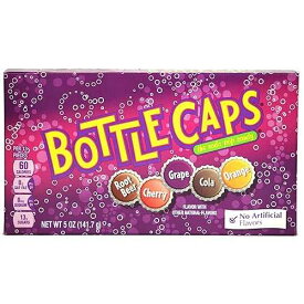 Wonka ボトルキャップ キャンディー、5 オンス、(3 個パック) Wonka Bottle Caps Candy, 5 Oz., (Pack of 3)