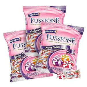 ???? ???? ??? ???? ?? ?? ??? ?? ? - ????, ???, ?? (3? ?) Colombina Fussione Creamy Delight Hard Candies, Strawberry, Blackberry, and Peach Flavored, Individually Wrapped, 4.5oz (Pa