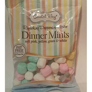Coastal Bay ���t���b�V���y�p�[�~���g�p�X�e���f�B�i�[�~���g�A5�I���X (3�p�b�N) Coastal Bay Refreshing Peppermint Pastel Dinner Mints, 5 Ounce (3 Pack)