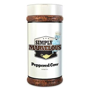 �V���v���[�E�}�[�x���X BBQ �y�b�p�[�J�E�A13 �I���X SpiceMasters.co.uk Simply Marvelous BBQ Peppered Cow, 13 oz