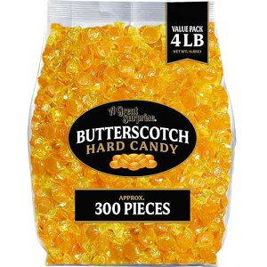 ????? ?? ?? - 4??? - ?? ?? ?? ??? ?? - ??? ?? - ????? ??? ?? - ??? ?? A Great Surprise Butterscotch Hard Candy - 4 Pounds - Holiday Individually Wrapped Butter Scotch Candies