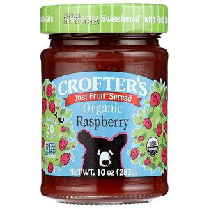 Crofters Organic Raspberry Fruit Spread, 10 Ounce - 6 per case. Y