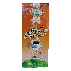 Cafe Monte Riqueno 8 Ounce Bag of Puerto Rican Ground Coffee (Includes 2 Envelopes of Sason Accent) by PRG Monte Riqueno Cafe Monte Rique o 8 Ounce Bag of Puerto Rican Ground Coffee (Includes 2 Envelopes of Sason