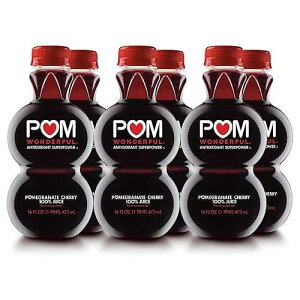 POM ???, ?? ??, 100% ??, 473.18ml (6? ?) POM Wonderful Antioxidant Superpower Pomegranate Cherry 100% Juice 16 fl oz (Pack of 6)