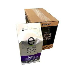 �G�V�J���r�[���R�[�q�[ - ���b�V���z�[���r�[�� 12�I���X (6�p�b�N) Ethical Bean Coffee - Lush Whole Bean 12 oz (Pack of 6)