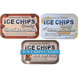 ??? ?? ?? 3? ? ?? (??? ????, ??? ??, ?? ?? ???) ??? ?? ?? ?? ICE CHIPS Candy 3 Pack Assortment (Chocolate Brownie, Orange Cream, Root Beer Float)